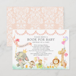 Sweet Safari Animals Parade Showbook für Baby Begleitkarte