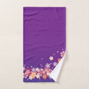 Sweet Sakura Blossoms Kimono Style bleu & violet