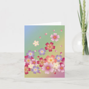 Sweet Sakura Blossoms Kimono Style Rainbow
