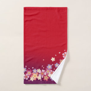 Sweet Sakura Blossoms Kimono Style Rouge & violet