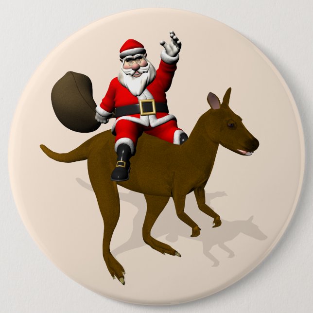 Sweet Santa Claus auf Kangaroo Button (Vorderseite)