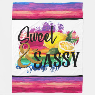 Sweet & Sassy Fleecedecke