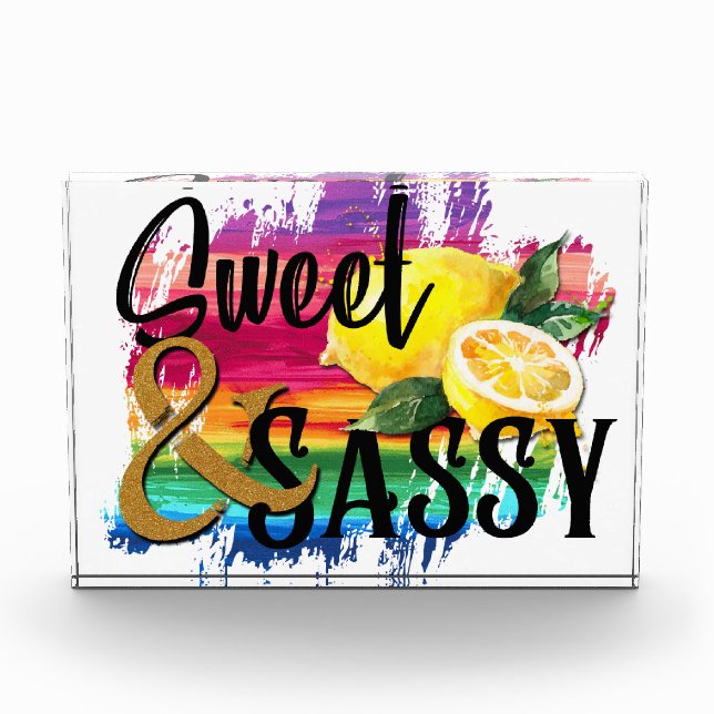 Sweet & Sassy Fotoblock (Vorderseite)