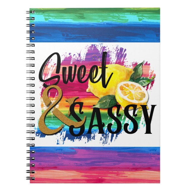 Sweet & Sassy Notizblock (Vorderseite)