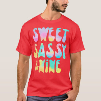 Sweet Sassy und 9. Geburtstag Girl ie Dye 9 Ye T-Shirt