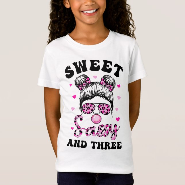 Sweet Sassy und drei frisch gebackene Sonnenbrille T-Shirt (Vorderseite)