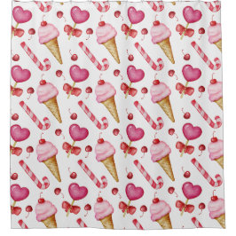 Sweet seamless pattern duschvorhang