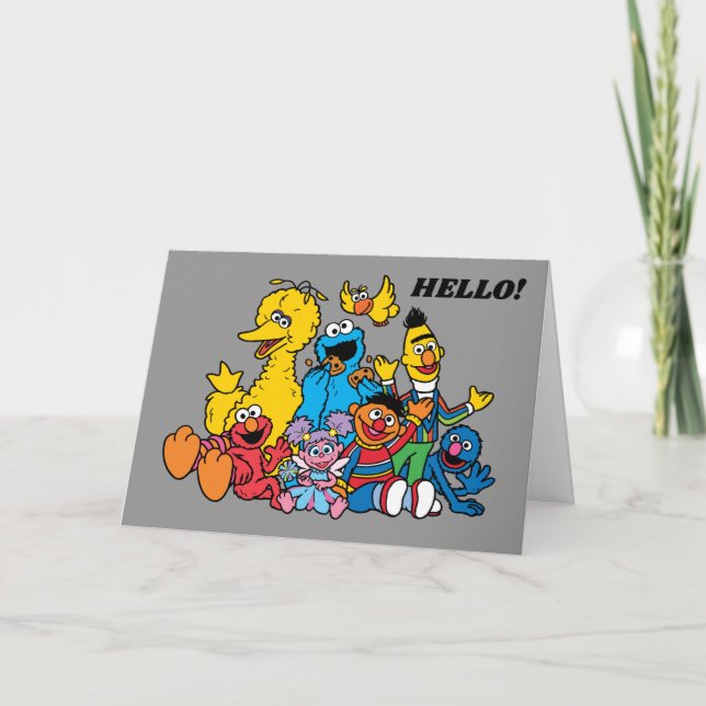 Sweet Sesame Street Pals Karte (Vorderseite)