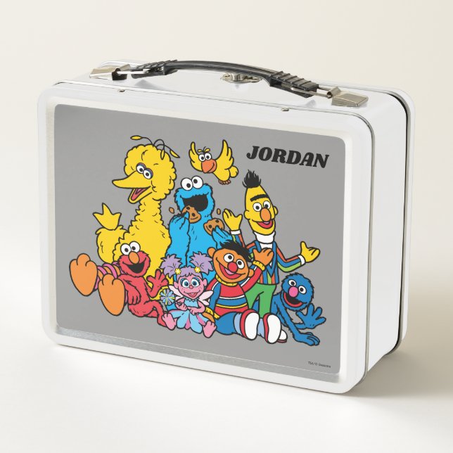 Sweet Sesame Street Pals Metall Brotdose (Rückseite)