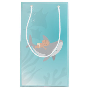 Sweet Shark Baby Dusche Geschenkbeutel Kleine Geschenktüte