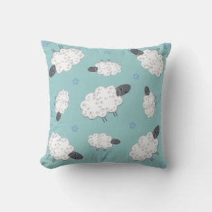 Sweet Sheep Throw Kissen für Kinder