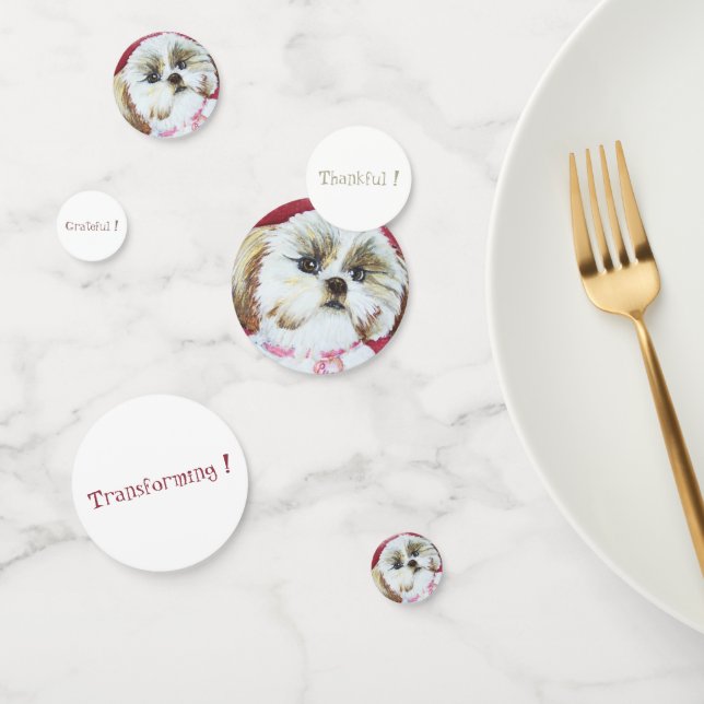 Sweet Shih Tzu Birthday Konfetti (Gruppe)