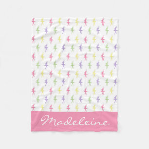 Sweet Shop Ballerinas Personalisiert Fleecedecke