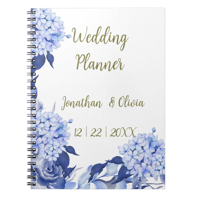 Sweet Shower Spring lila Floral Wedding Notizblock (Vorderseite)