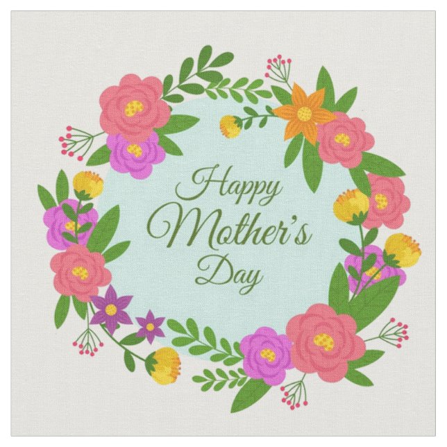 Sweet Simple Mother's Day Kraath Stoff (Nahaufnahme)