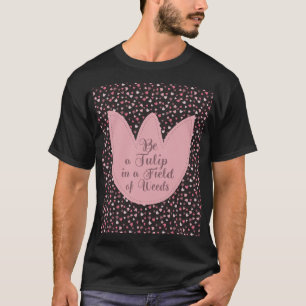 Sweet Simple Pink Tulip Pattern - Alle Richtungen T-Shirt