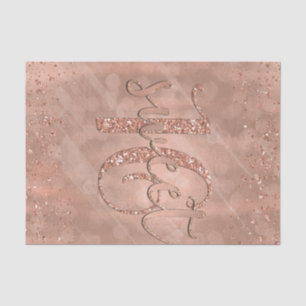 Sweet Sixteen 16 Rosa Roségold Glam Moderner Benut Seidenpapier