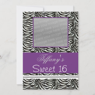 Sweet sixteen chic photo Invitation