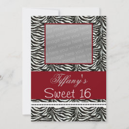 Sweet sixteen chic photo Invitation