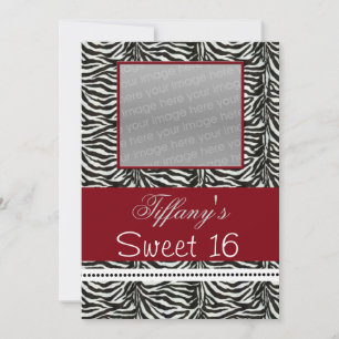 Sweet sixteen chic photo Invitation