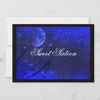 Sweet Sixteen, Enchanted Evening, Blue Invitations Einladung