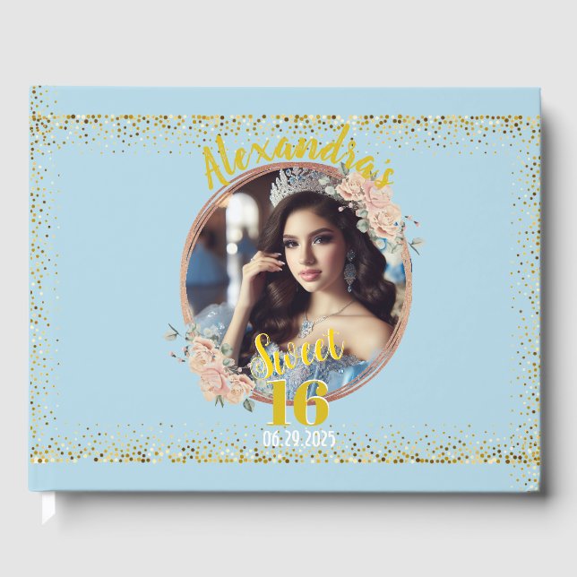 Sweet sixteen Fairytale Princess Photo Livre d'inv (Recto)