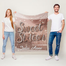 Sweet Sixteen In Rose Gold and Pearls Gift