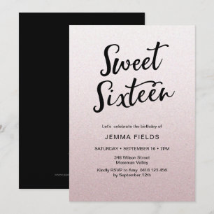 Sweet sixteen Invitation Anniversaire parties scin