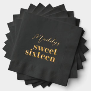 Sweet sixteen noir et or
