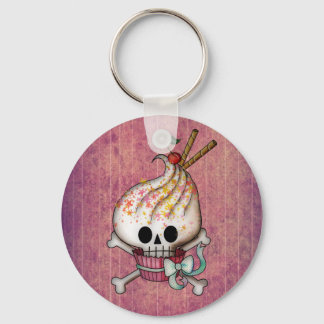 Sweet Skull Cupcake Schlüsselanhänger