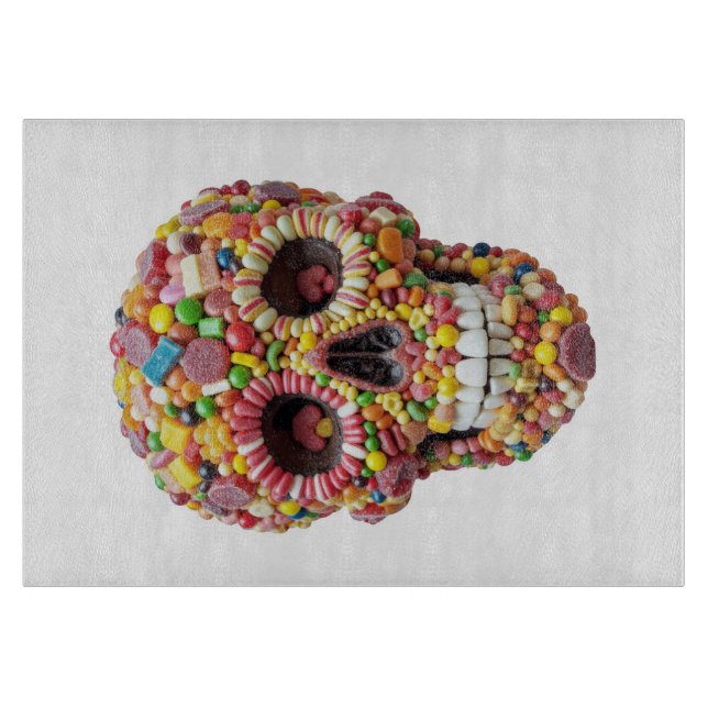 Sweet Skull Schneidebrett (Vorderseite)