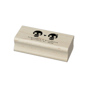 Sweet Skulls Halloween-Briefmarke Gummistempel