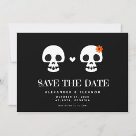 Sweet Skulls - Individuell anpassbare Save the Dat Save The Date