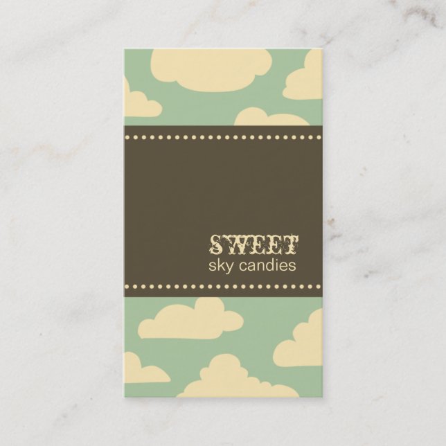 Sweet Sky Business Cards Visitenkarte (Vorderseite)