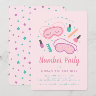 Sweet Sleep-Masken Einladung