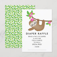 Sweet Sloth Girls Babydusche Windelwanne