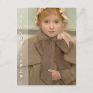 Sweet small Jeanne (Khnopff) CC0534 Postcard Postkarte