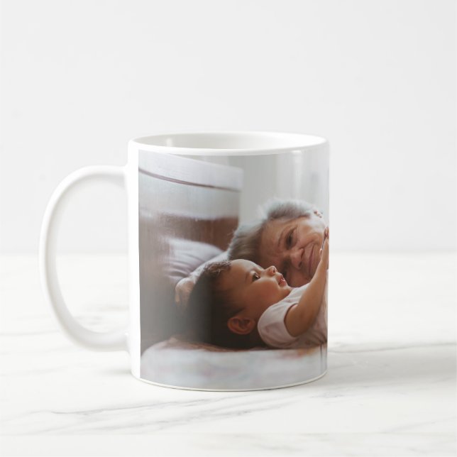 Sweet Smile Family Neugeborene Foto Tasse (Links)