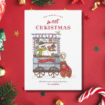 Sweet Snowman Candy Cart Watercolor Weihnachtskart Feiertagskarte<br><div class="desc">Mit unserer "Have You you a Very Sweet Christmas" Ferienwohnungskarte, wo Wintermagie auf festliche Lust trifft! Dieses bezaubernde Design besticht durch einen fröhlichen Schneemann, Frosty, der die Leckereien seines Süßwarenkorbs gerne serviert. Ein verspieltes Eichhörnchen auf einem freundlichen Bären trägt zur Wärme und Freude der Szene bei und schafft so eine...</div>