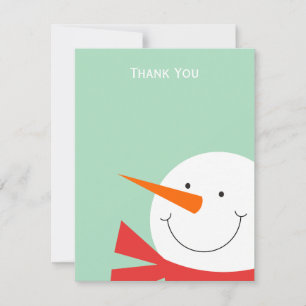 Sweet Snowman Vielen Dank Dankeskarte