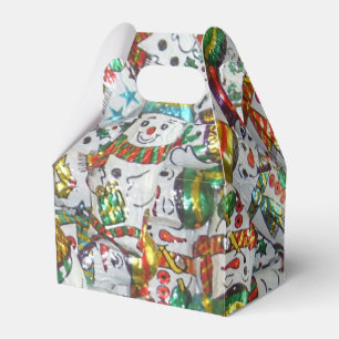 Sweet Snowmen Gefallen Box Gable Geschenkschachtel