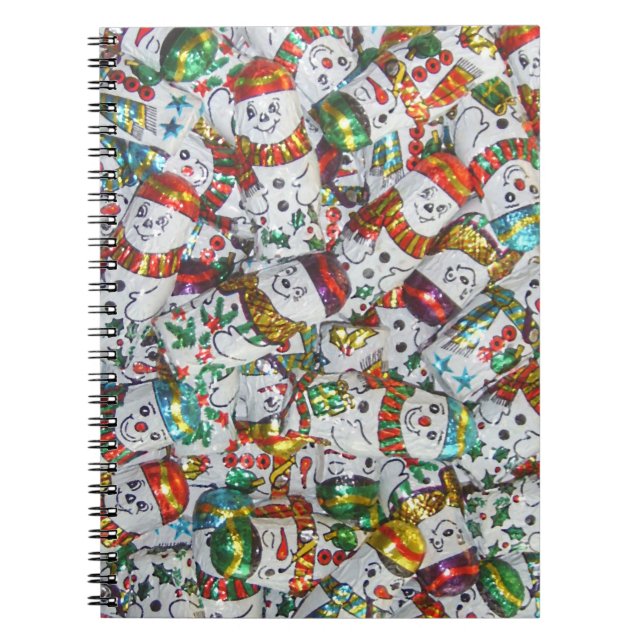 Sweet Snowmen Notebook Notizblock (Vorderseite)