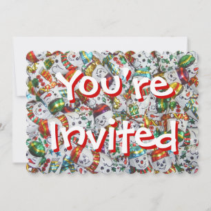Sweet Snowmen Vous êtes invité invitation