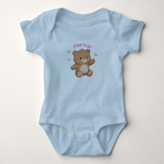 Sweet Snuggles Teddy Bear Bodysuit Baby Strampler