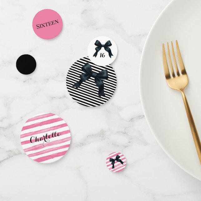 Sweet Southern Birthday Bow Confetti - bearbeitbar Konfetti (Gruppe)