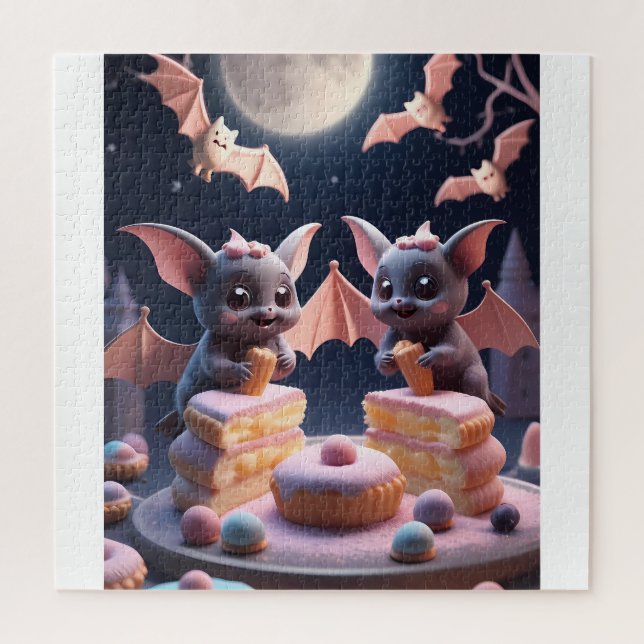 Sweet & Spooky Bat Bakery Art  (Vertikal)