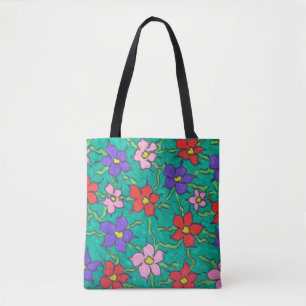 Sweet Spring Greenery Blumentote Beutel Tasche