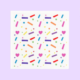 Sweet Sprinkle Geburtstagsparty Thema Serviette