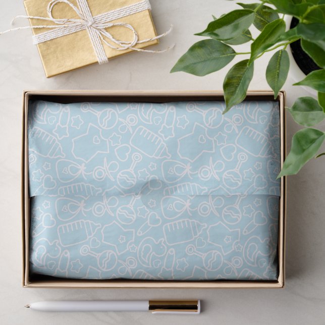 Sweet Sprinkles Blue Seidenpapier (Geschenk)