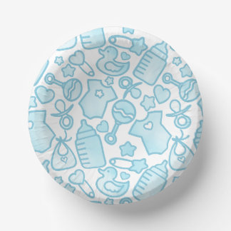 Sweet Sprinkles Ombre Blue Pappteller